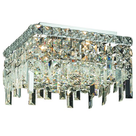 Elegant Lighting Royal Cut Clear Crystal Maxim 5-Light V2033F14C/RC